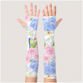 Gardening Sleeves Farm Sun Protection Arm Cooling Sleeves Thorn Proof Garden for Women Men with Thumb Hole - front view